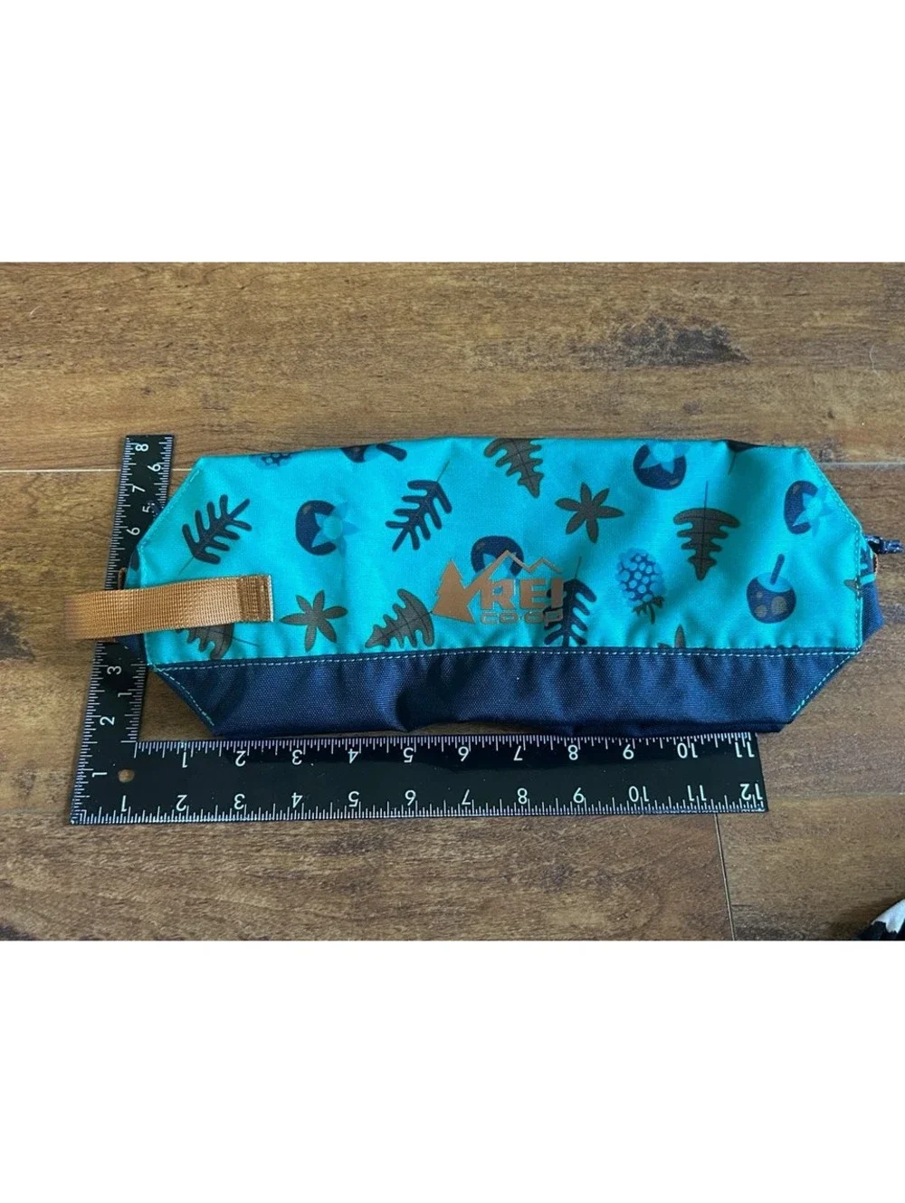 REI Co-op Small Patterned Travel or Toiletry Bag with Zipper and Handle